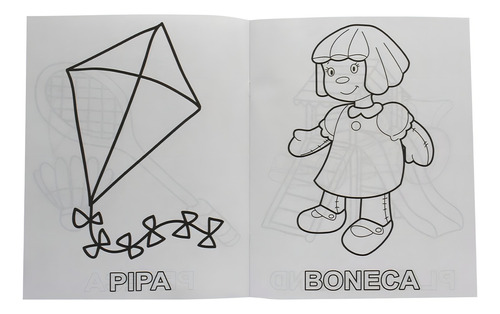 Colorir (B): Brinquedos, de © Todolivro Ltda.. Editorial Todolivro Distribuidora Ltda., capa mole em português, 2022