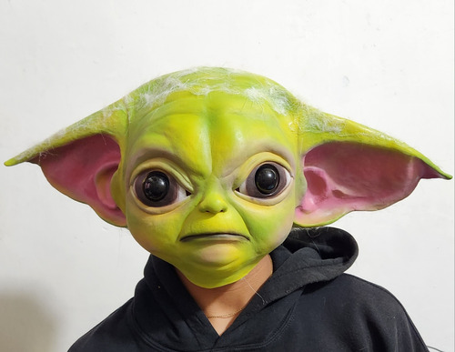 Mascara  De Baby Yoda Importada De Latex