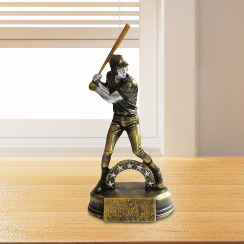 . Troféu De Rebatedor De Beisebol, Estátua De Crianças Com