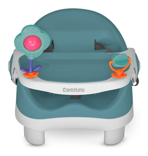 Silla De Comer Booster Petroleo Bebé Doble Altura Carestino