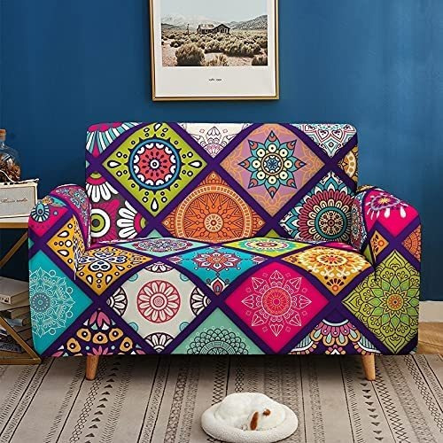 Funda De Sofá Hosima Mandala Para 2 Cojines De Sofá, ...