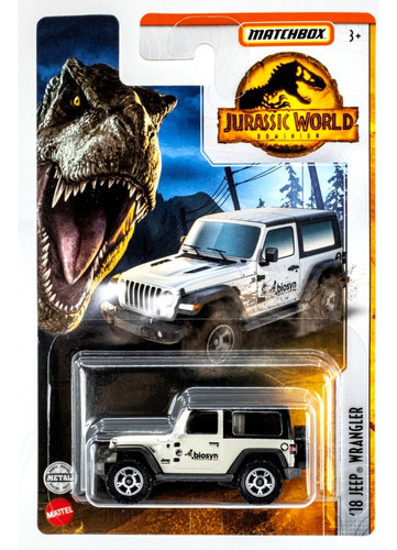 Matchbox Jurassic World 2018 Jeep Wrangler - 1/64 