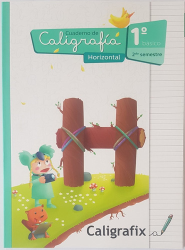 Imagen 1 de 2 de Cuaderno De Caligrafia Horizontal Nº 1 Básico 2 Semestre Cx