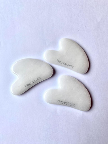 Gua Sha Jade Blanco