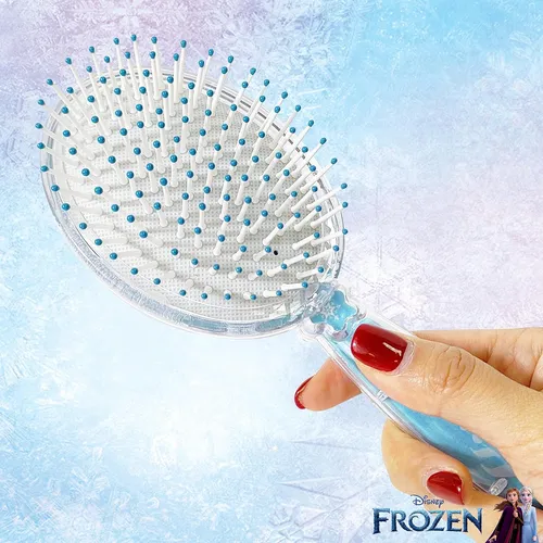 Cepillo De Pelo Frozen 2 Girls Snowflake Confeti, Plateado -