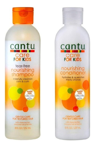 Cantu Care For Kids Nourishing Shampoo & Conditioner 237mlcu