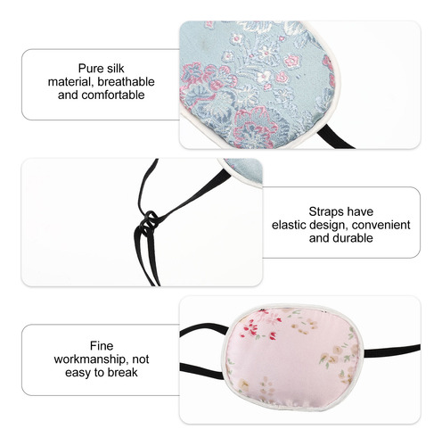 Funda Elástica De Seda Para Ojos Perezosos Con Parche Ajusta