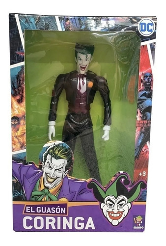 Muñeco Joker Guasón Dc Gigante 40cm Articulado