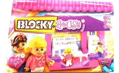 Blocky House 70 Piezas Cocina + Luna Y Tomy Playking 