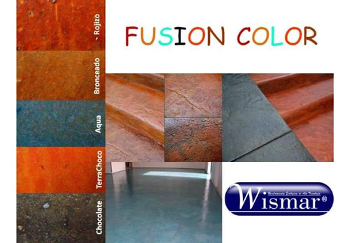 Wismar Fusion Colors Sellador Y Color  Para Pisos Y Mas 1 Lt