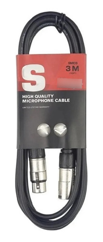 Cable Canon Canon Stagg Standard 3mts Xlr - Xlr Microfono