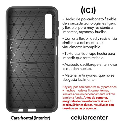 Funda Para Samsung Galaxy A7 2018 Sm-a750 Case Protector