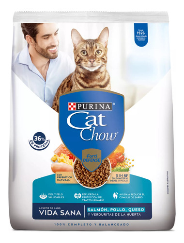 Alimento Seco Para Gato Vida Sana Cat Chow 3kg