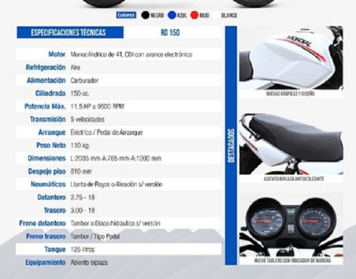 Imagen 7 de 25 de Patentada $535.000 O 12de$74.000 Mondial Rd 150 Full Credito
