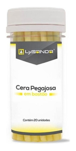 Cera Pegajosa Em Bastão Lysanda 06x65mm C/20uni