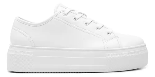 Tenis Casuales Flexi Mujer Estilo 125401 Blanco Cuotas sin inter s