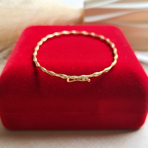 Bracelete Navete 2mm - 19cm - Ouro 18k Dourado 5.08 Mm 19 Cm