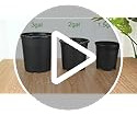 Paquete De 6 Macetas De Vivero De 3 Galones Macetas De Plást