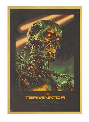 Poster Retro The Termintor Pelicula Clasica 50.5 X35.5 Cm Ve