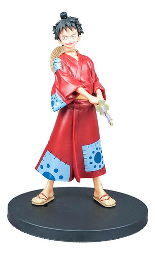 Figura De Luffy Uniforme De Samurai Y Uniforme De Wano.