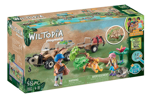 Playmobil Wiltopia: Equipo De Rescate De Animales 71011