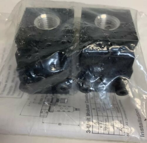 New Wilkerson Gpa-96-302 1/4 End Block Connector Fast S Bby