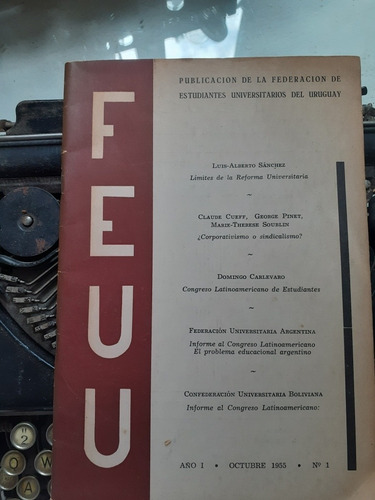 Publicación Feuu  Nº 1 - Año 1 / Octubre 1955