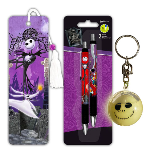 Nightmare Before Christmas School Set ~ Paquete Con 2 Bolgra