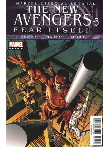 Comic Marvel Fear Itself The New Avengers 3 Español