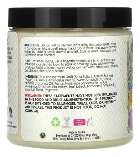 Crema Capilar Alikay Naturals Shea Butter, Argán Y Coco 16