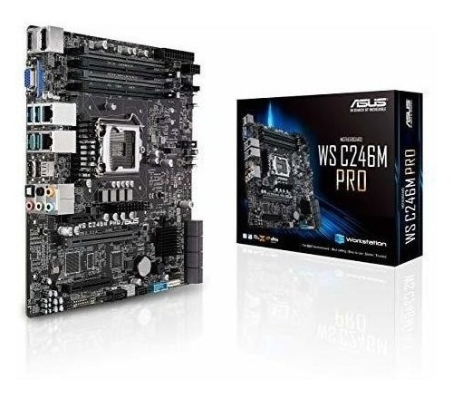 Asus Ws C246m Pro - Estacion De Trabajo Mb Lga1151 Ecc Ddr4 