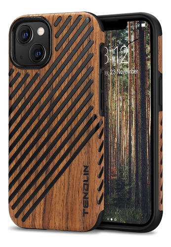 Tendlin Compatible Con iPhone 13 Mini Case Grano De Madera C