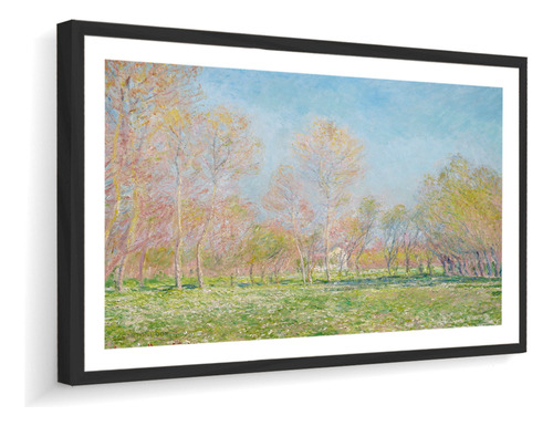 Quadro Decorativo Claude Monet Primavera Giverny 144x115
