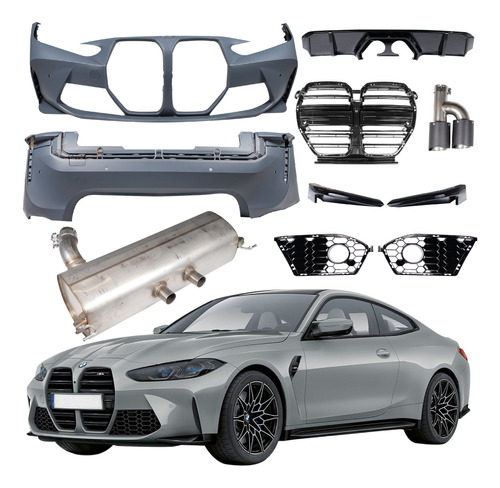 Body Kit Para Bmw G22 420d 435i Estilo G82 M4 2021-2023