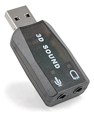 Tarjeta Adaptador Sonido Audio Usb 3d Adapter Sound Laptop