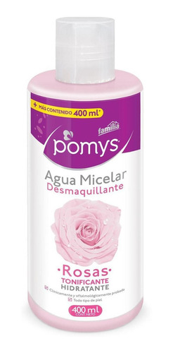 Imagen 1 de 8 de Agua Micelar Rosas Pomys 400 Ml