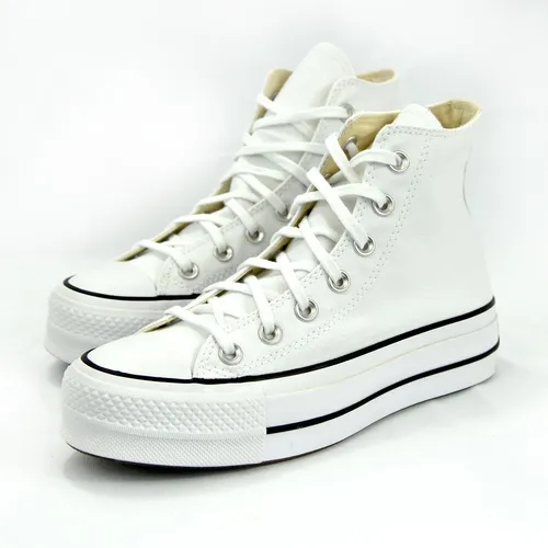 Converse mujer blancas shop 100