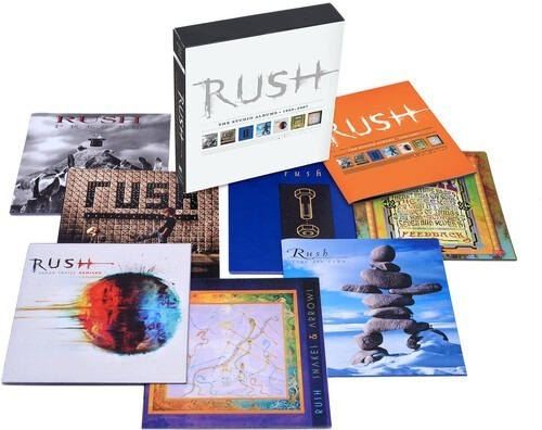 Álbuns do Rush Studio 1989-2007, 7 caixas de CDs, nova importada