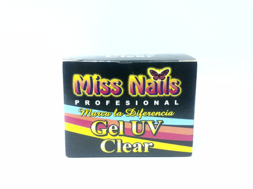 Gel Transparente Uv Para Uñas Miss Nails 1/2 Oz