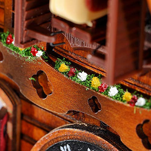 Reloj De Pared De Cuco Tradicional Con Péndulo De Madera