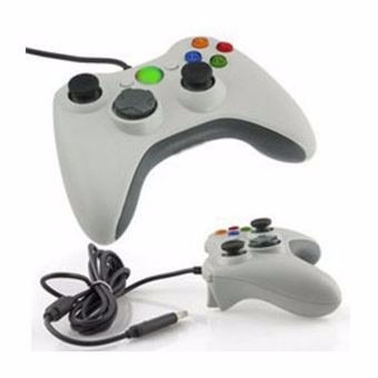 Control Xbox 360 - Pc Alambrico Analogos Ergonomico Promo