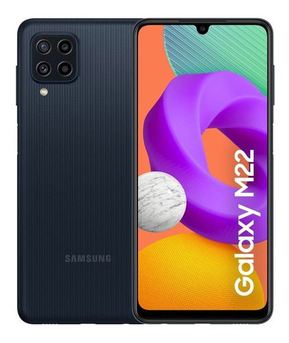 Celular Samsung Galaxy M22 128gb + 4gb Ram Liberado Negro