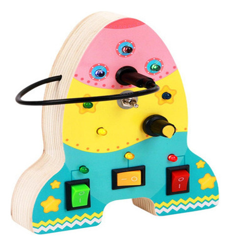 Juguete Sensorial Busy Board Montessori Para Niños Pequeños