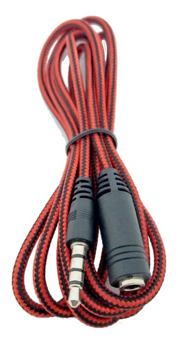 Cable Alargue Jack Plug Microfono + Auricular 3,5mm 4 Contac