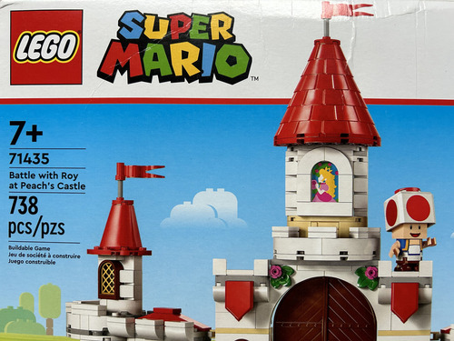 Lego Mario Batalla Con Roy En Castillo De Princesa Peach Cantidad De Piezas 738