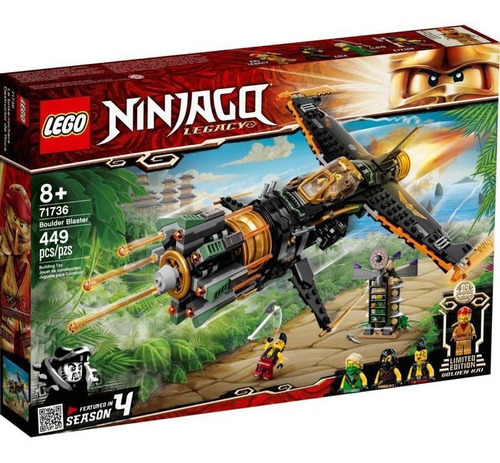 Brinquedo De Montar Lego Ninjago Destruidor De Rochas 71736 Quantidade De Peças 449