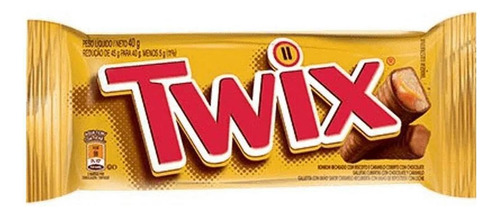 Twix Chocolate Duplo Caixa Com 18 Unidades De 40g Cada