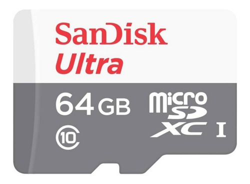 Imagen 1 de 3 de Tarjeta Memoria 64gb Clase 10 Sandisk Ultra C/adaptador Sd