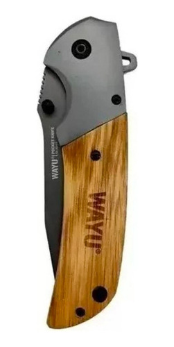 Cuchillo Navaja Premium Wayu 22cm Mango Madera Navaja