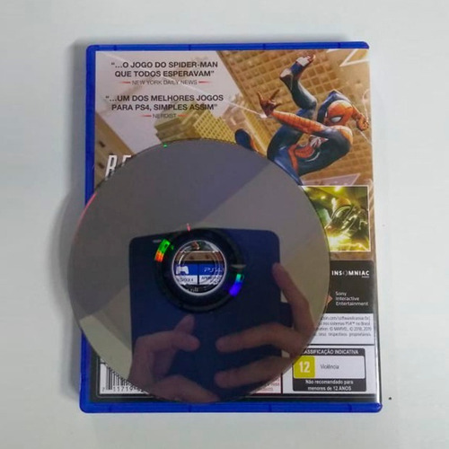 Spiderman Ps4 Marvel's Playstation Mídia Física Seminovo
